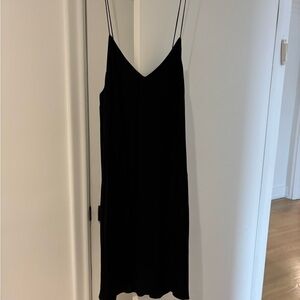 Aritzia Black Midi Dress